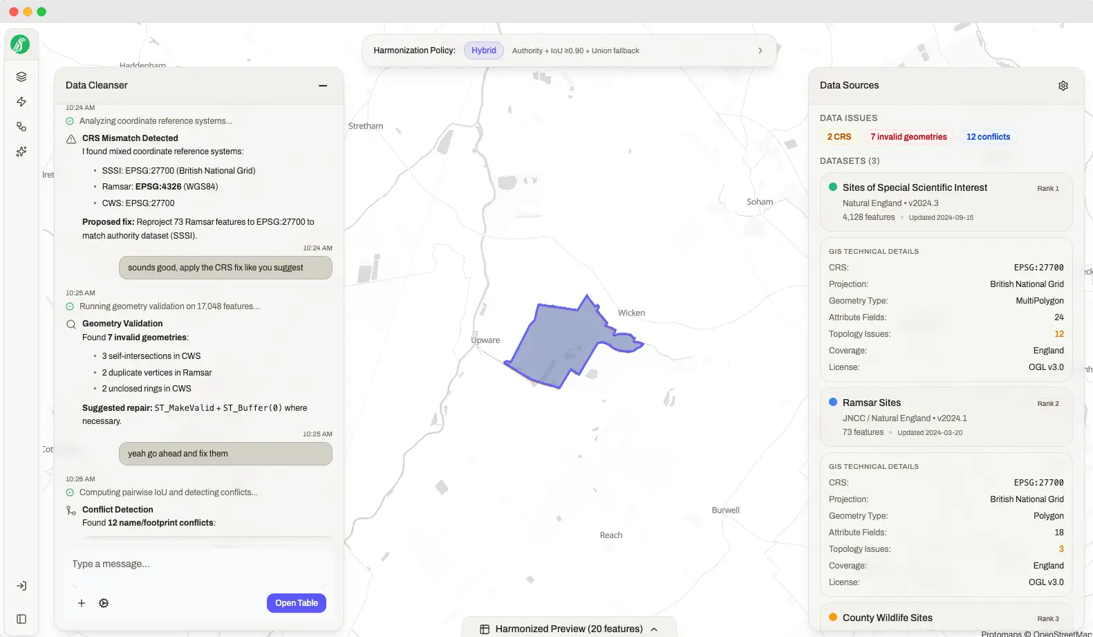Leeana AI Pre-processing agent interface